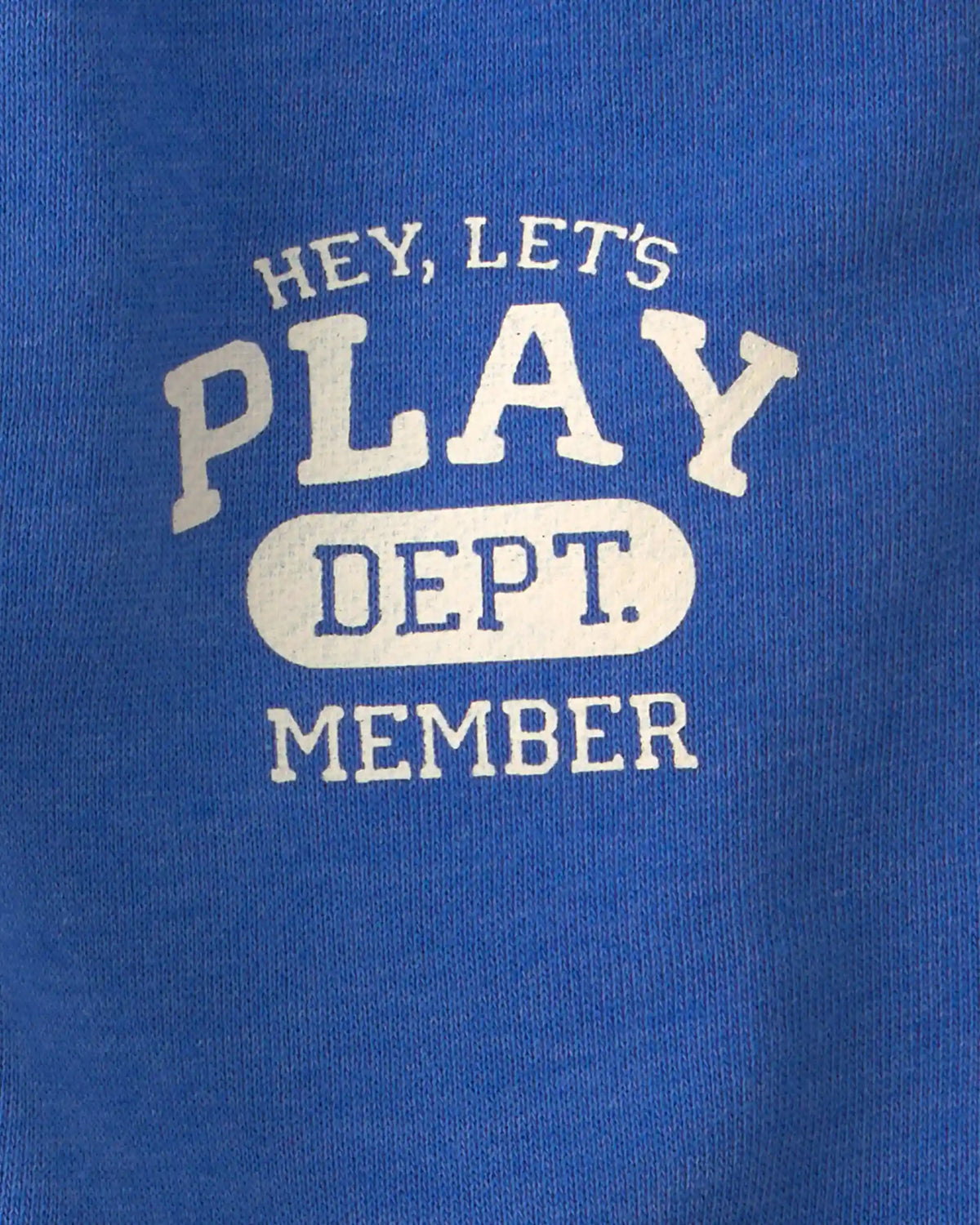 Toddler Boy 'Let's Play' French Terry Joggers - Blue