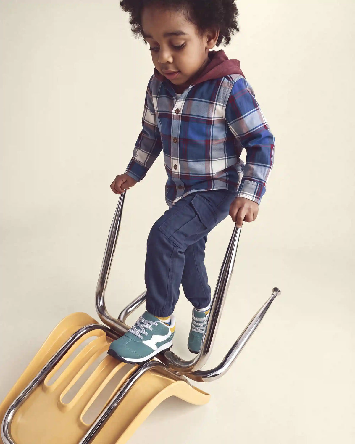 Toddler Boy Cargo Joggers - Navy Blue