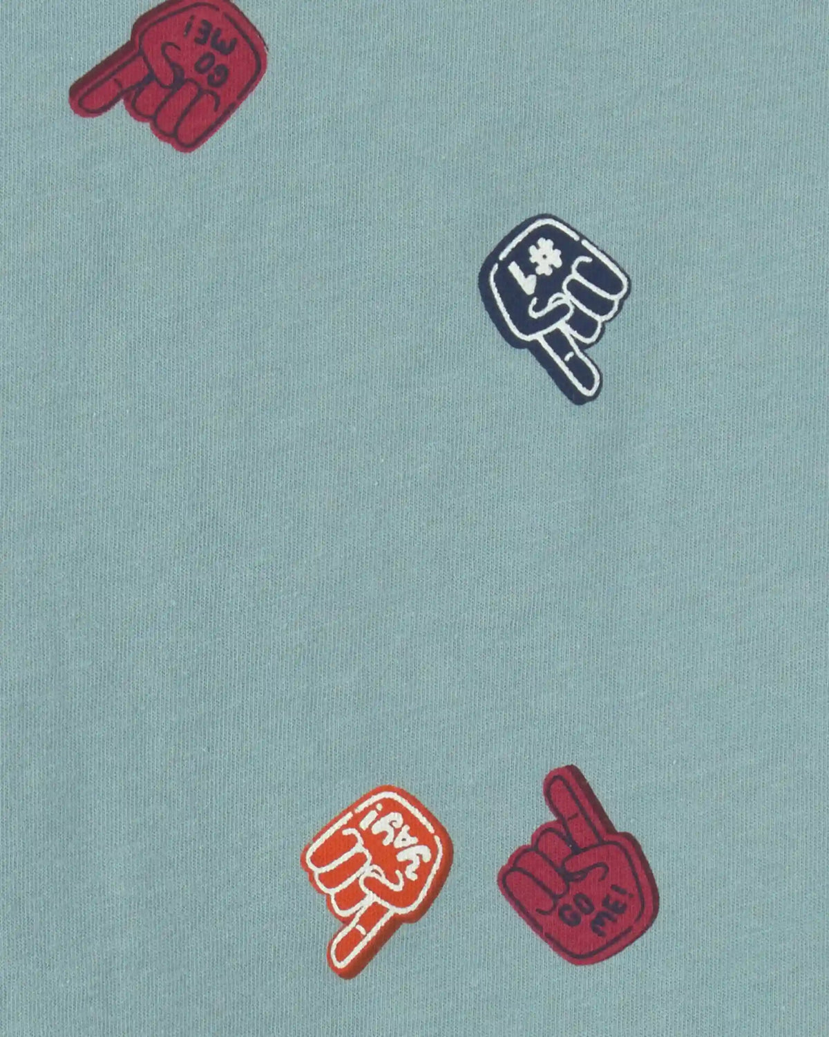Toddler Boy Foam Finger Tee - Blue