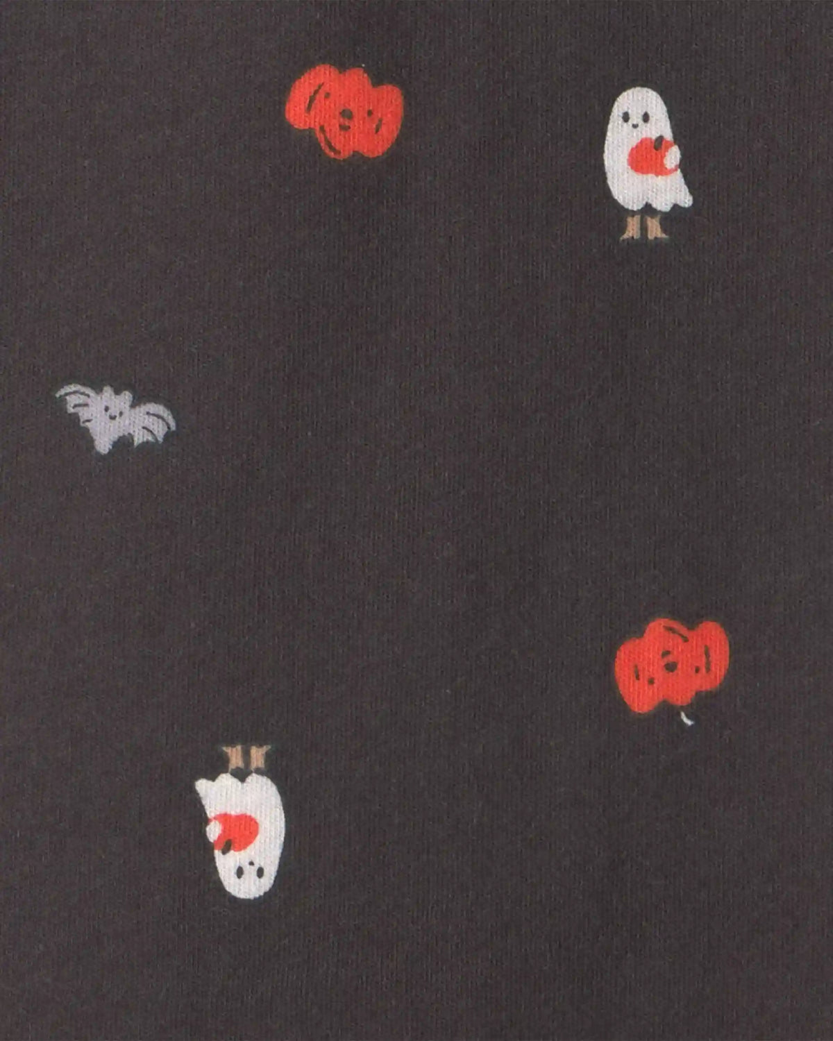 Toddler Boy Pumpkin Halloween Long-Sleeve Tee - Black