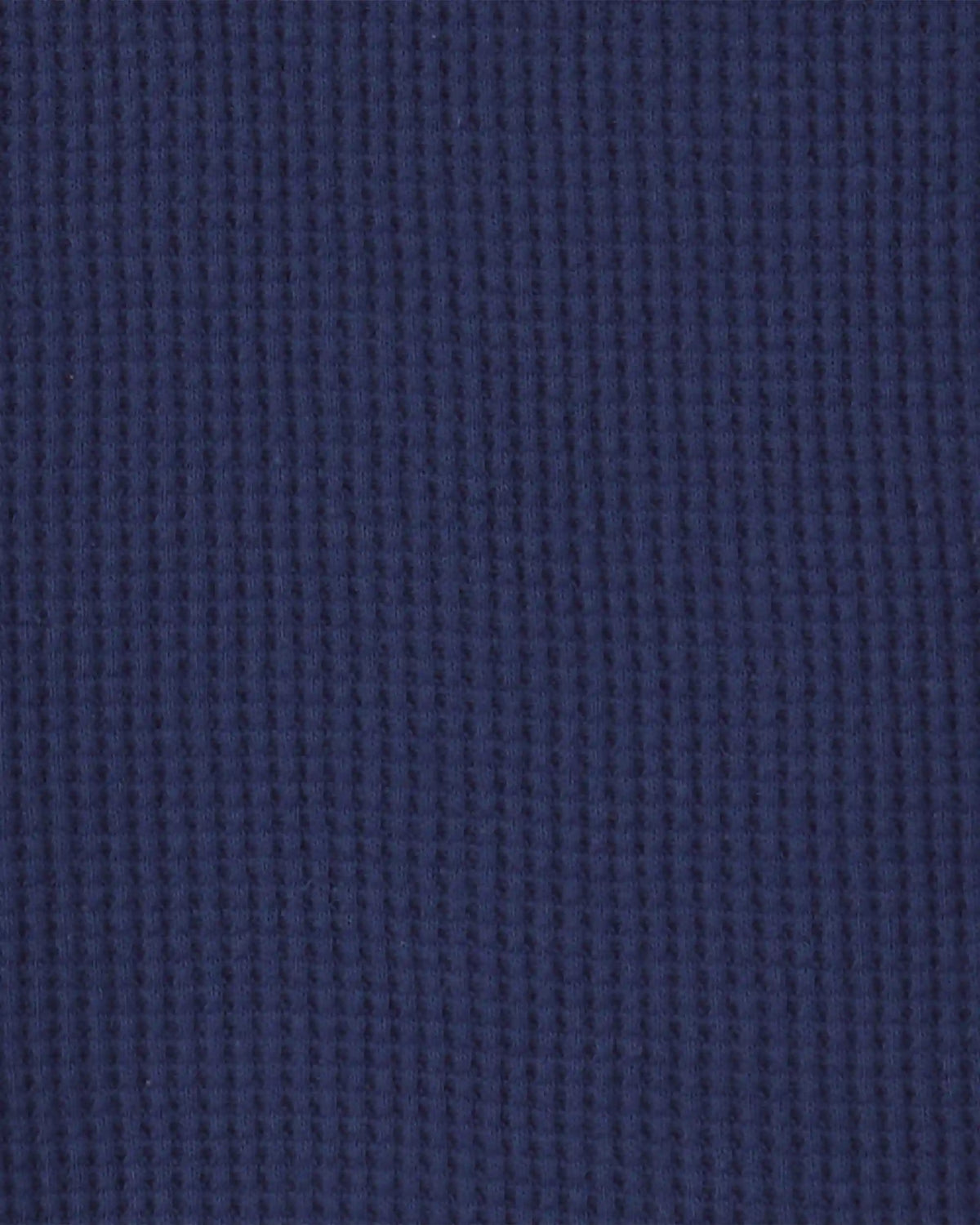 Toddler Boy Thermal Long-Sleeve Button-Down Shirt - Navy Blue