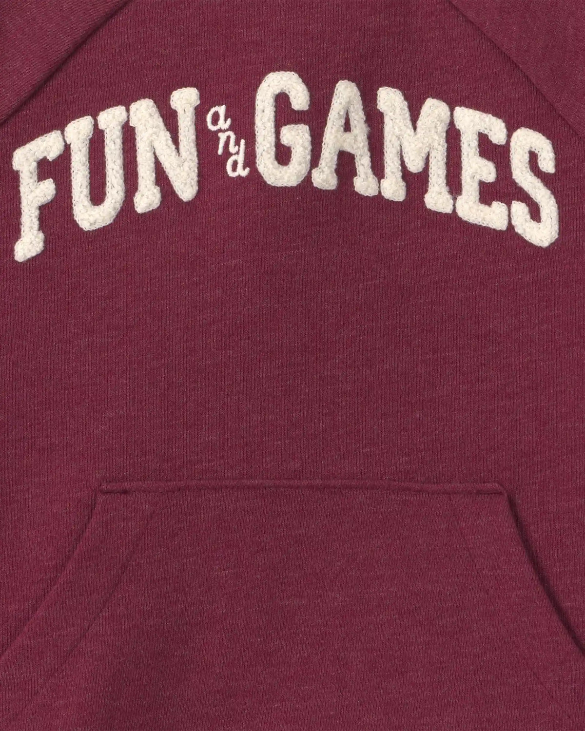 Toddler Boy 'Fun & Games' Pullover Sweatshirt - Burgundy