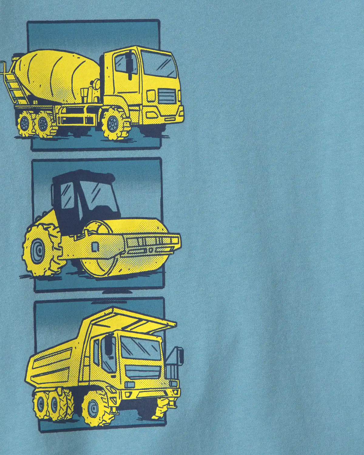 Toddler Boy Construction Long-Sleeve Graphic Tee - Blue