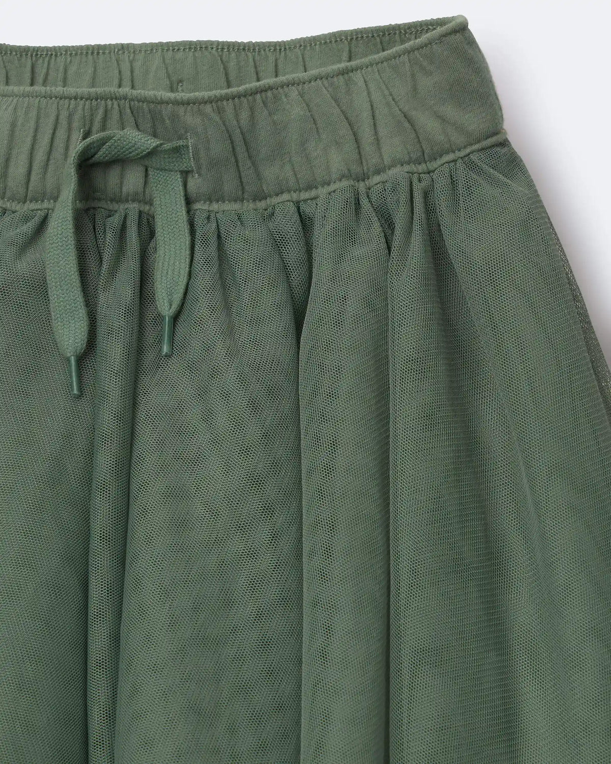Toddler Girl Avenue Twirl™ Mini Skirt with Tulle - Olive