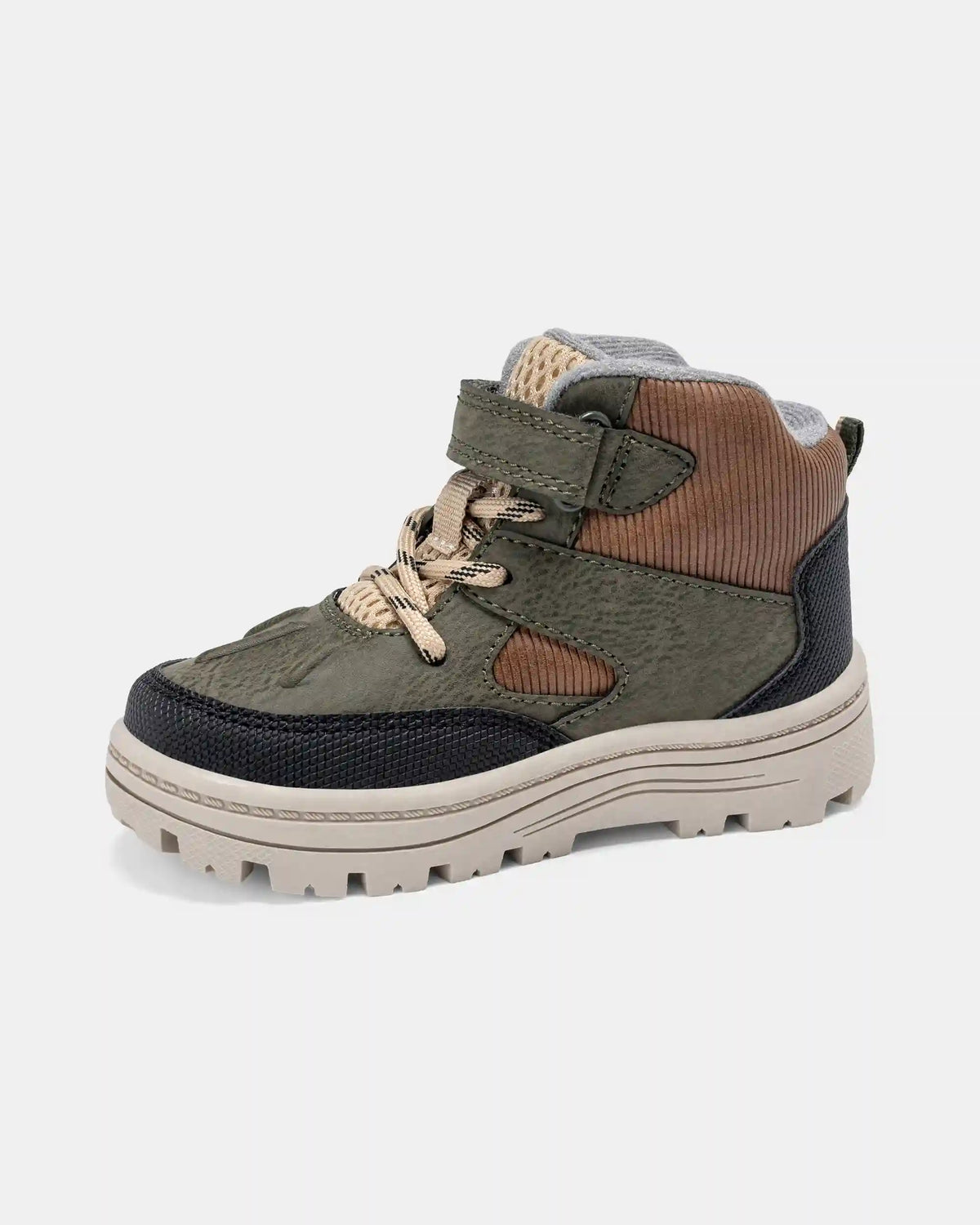 Toddler Boy Ankle Boots - Olive