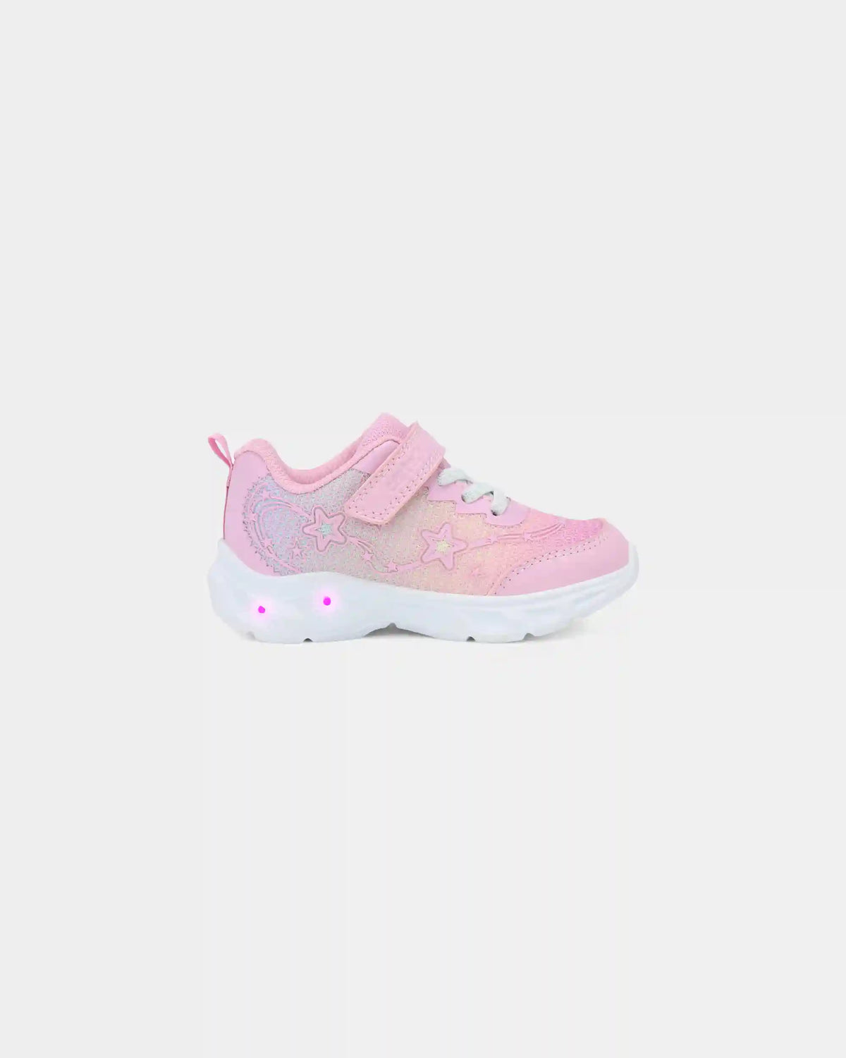 Toddler Girl Star Light-Up Athletic Sneakers - Pink