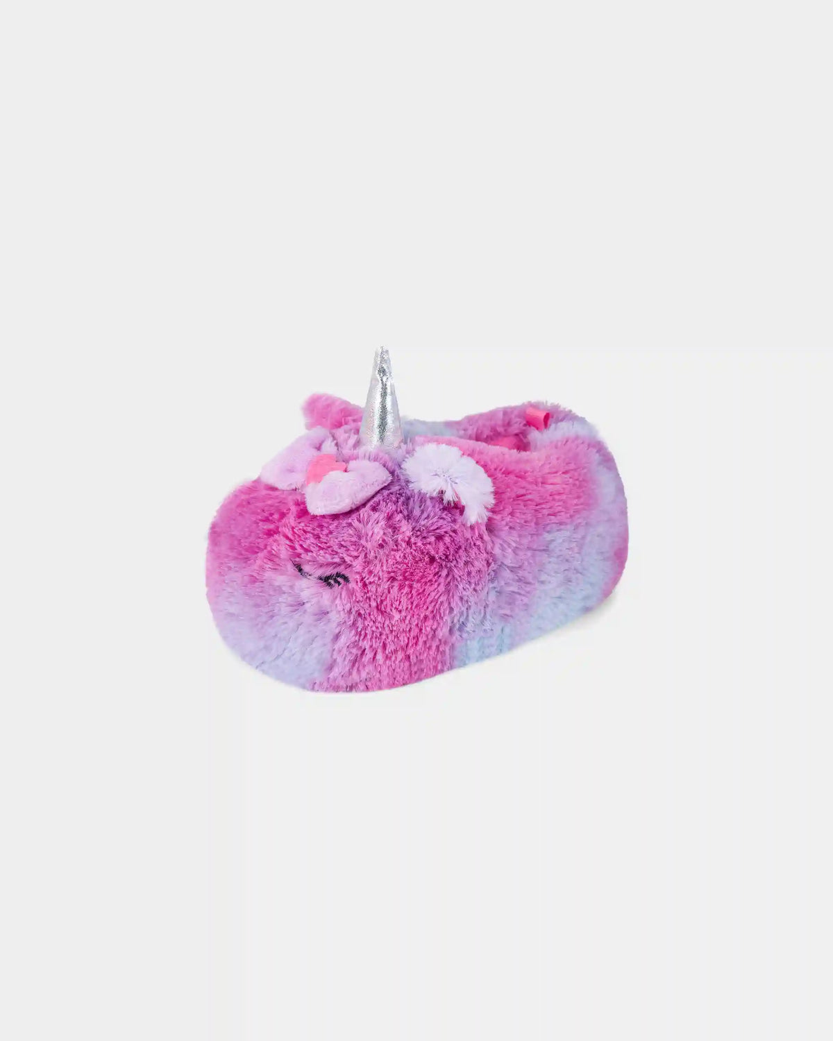 Girls Unicorn Ombre Slippers - Pink/Blue