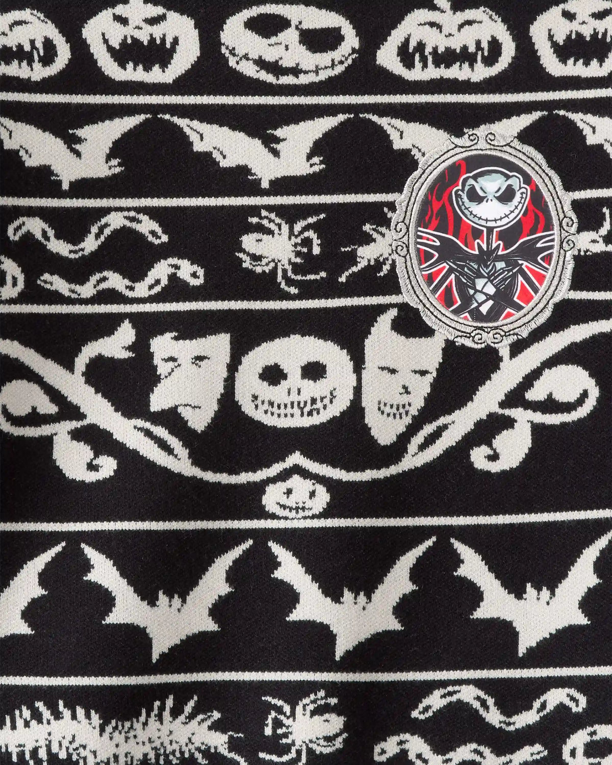 Boys The Nightmare Before Christmas Long-Sleeve Sweater - Black