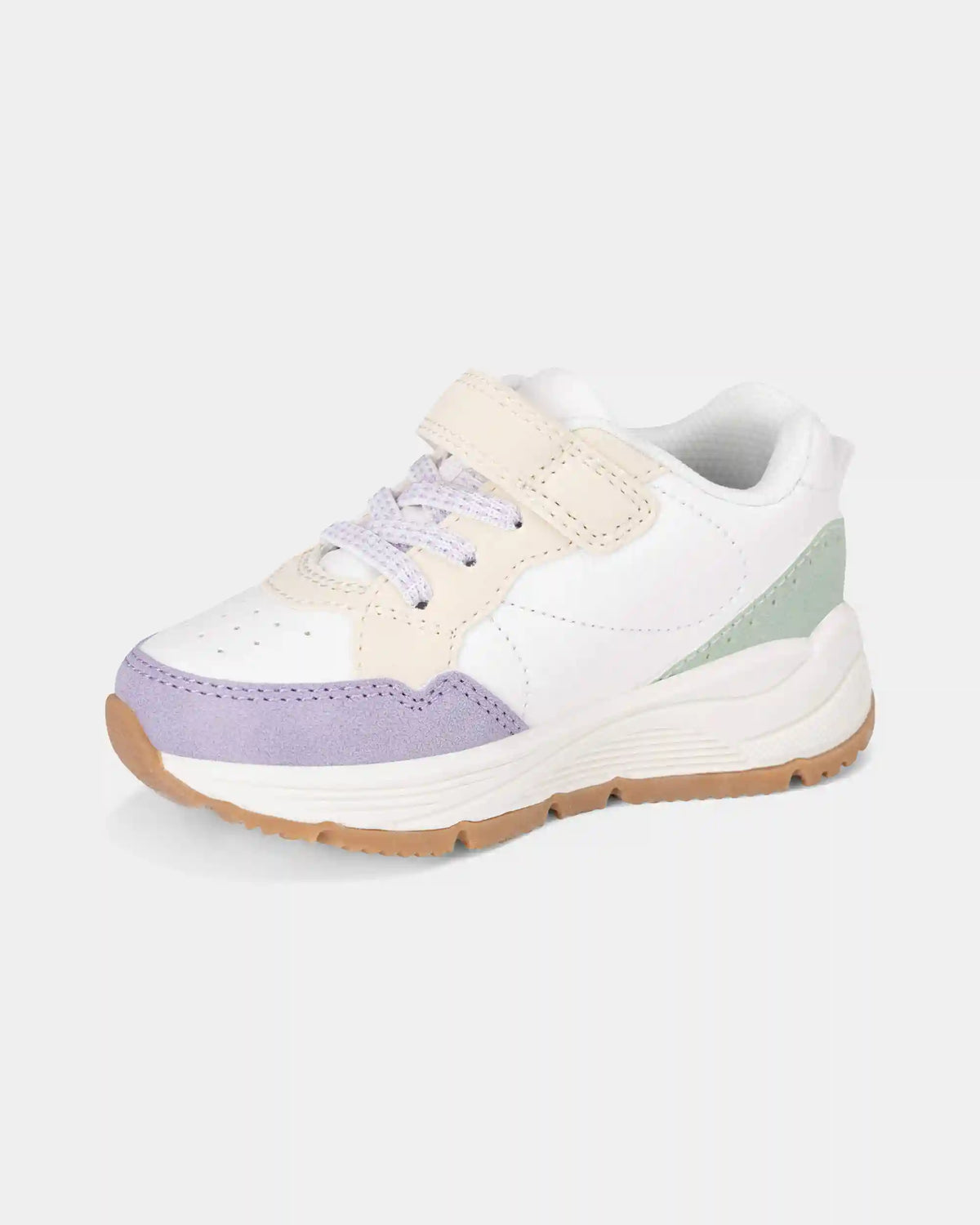 Toddler Girl Color Block Sneakers - White