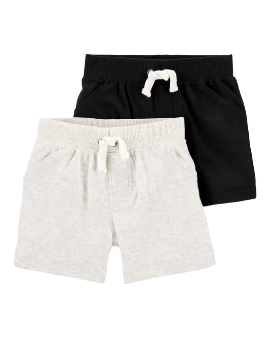 Baby 2-Pack Cotton Pull-On Shorts