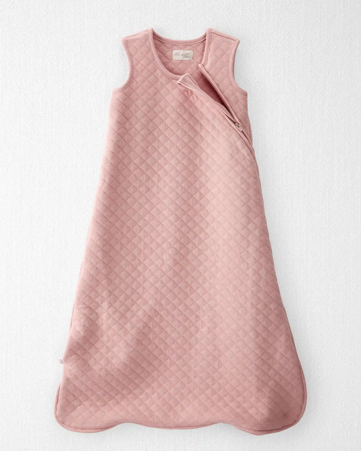 Baby Girl Double Knit Zip Wearable Blanket