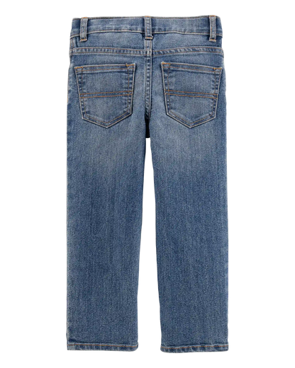 Baby Faded Wash Straight-Leg Jeans