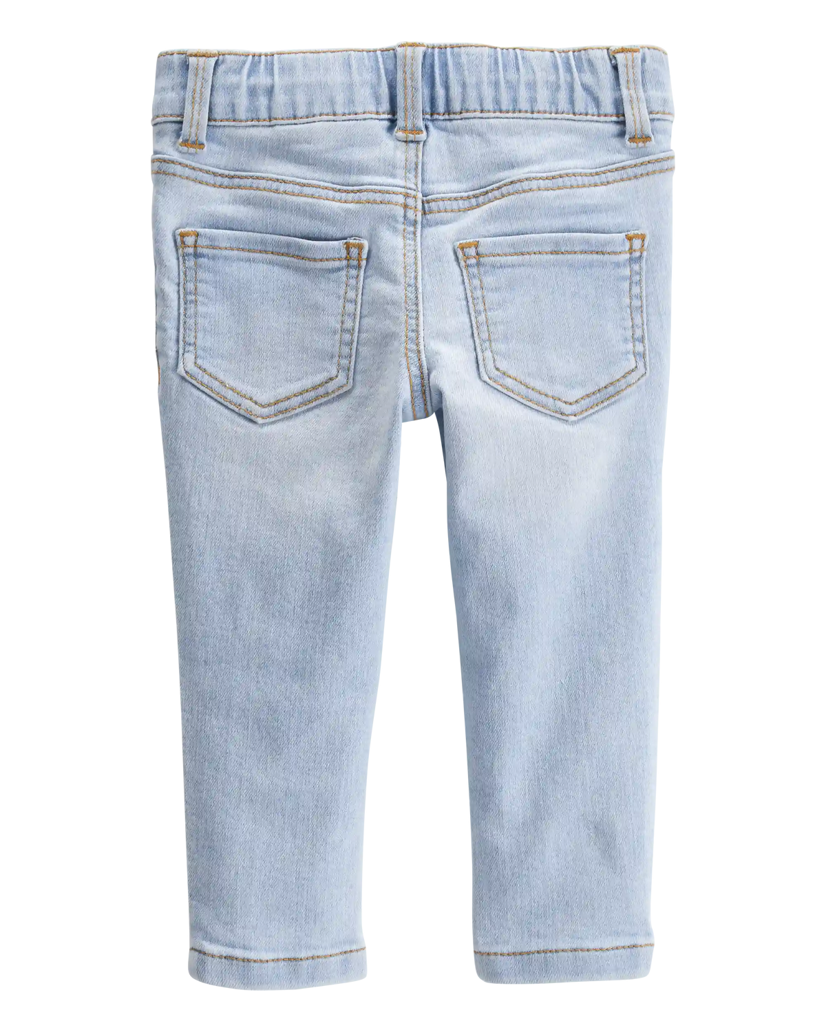 Baby Light Blue Wash Skinny-Leg Jeans