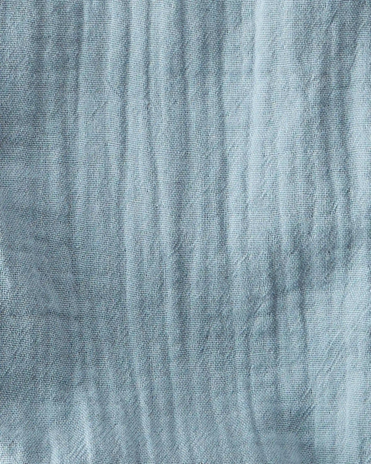Baby Organic Cotton Gauze Overalls in Blue