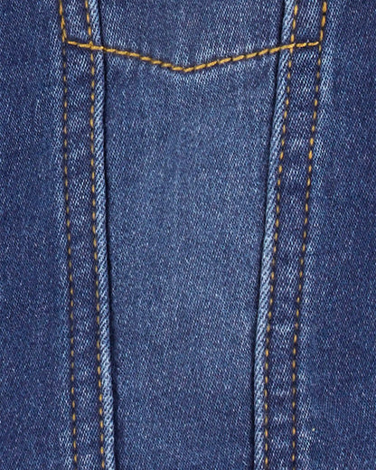 Baby Boy Knit-Like Denim Jacket - Dark Wash