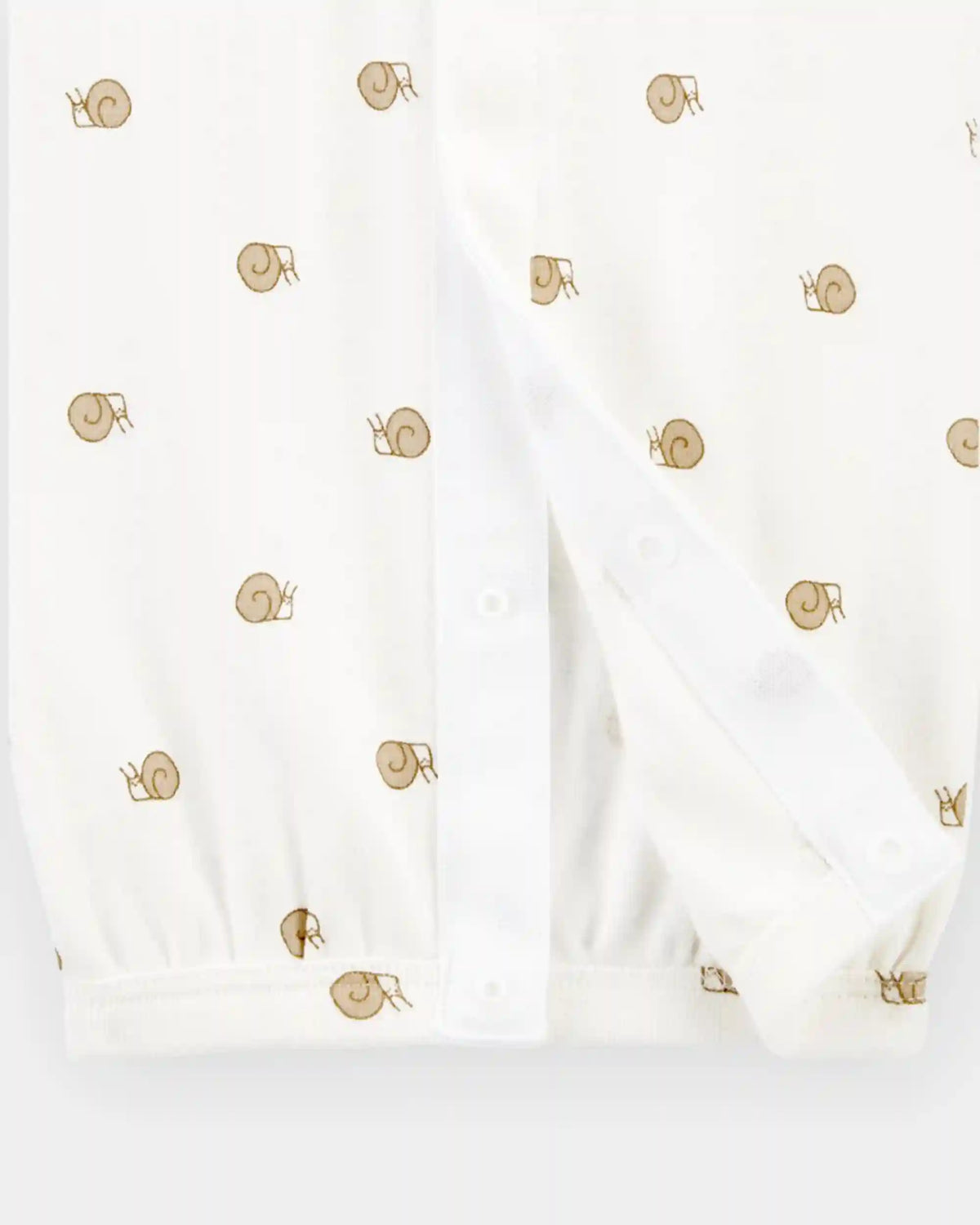 Baby Preemie Snail Cotton Sleeper Gown