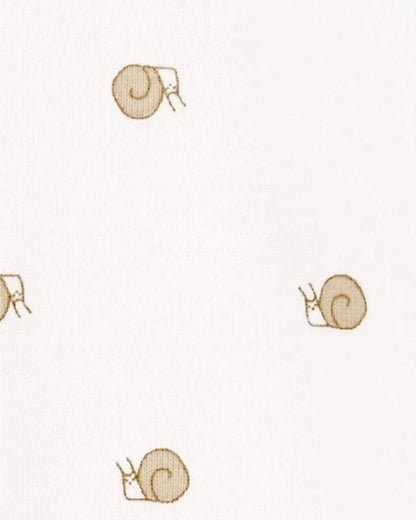 Baby Preemie Snail Cotton Sleeper Gown