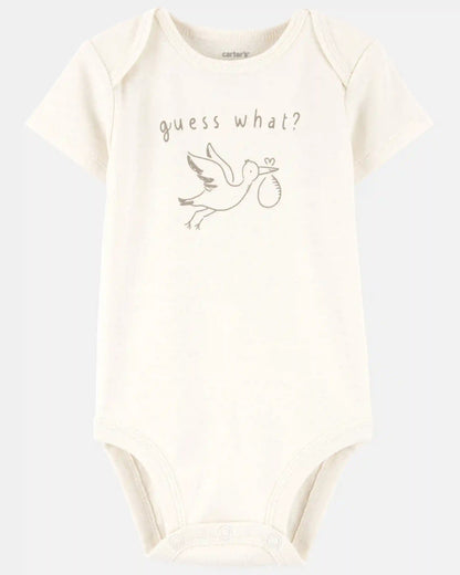Baby Stork Announcement Bodysuit