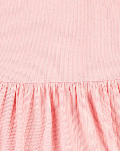 Baby Girl Solid PurelySoft Bodysuit Dress - Pink
