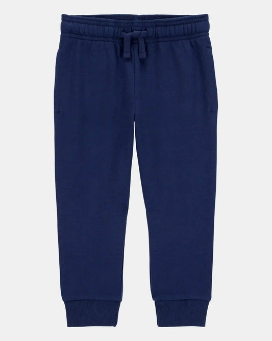 Baby Boy Pull-On Drawstring Joggers - Navy