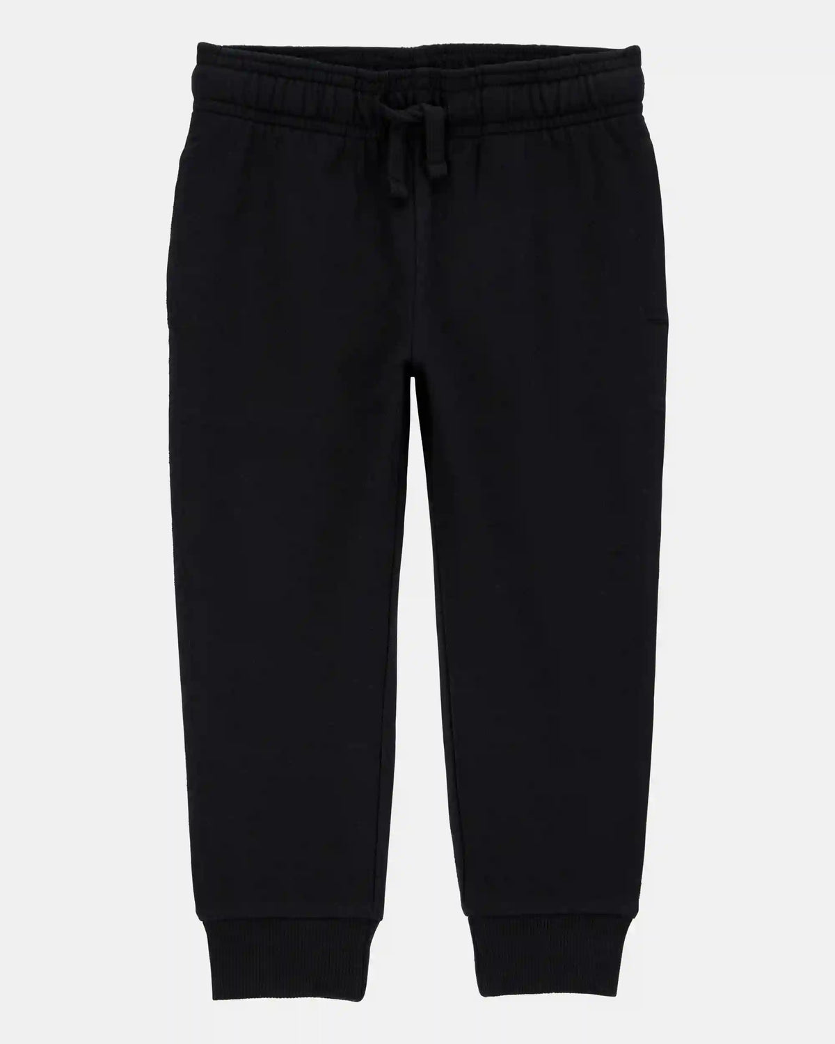 Baby Boy Pull-On Drawstring Joggers - Black