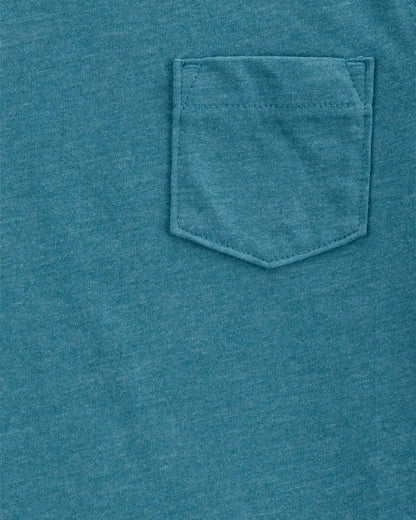 Baby Solid Short-Sleeve Pocket Tee - Teal