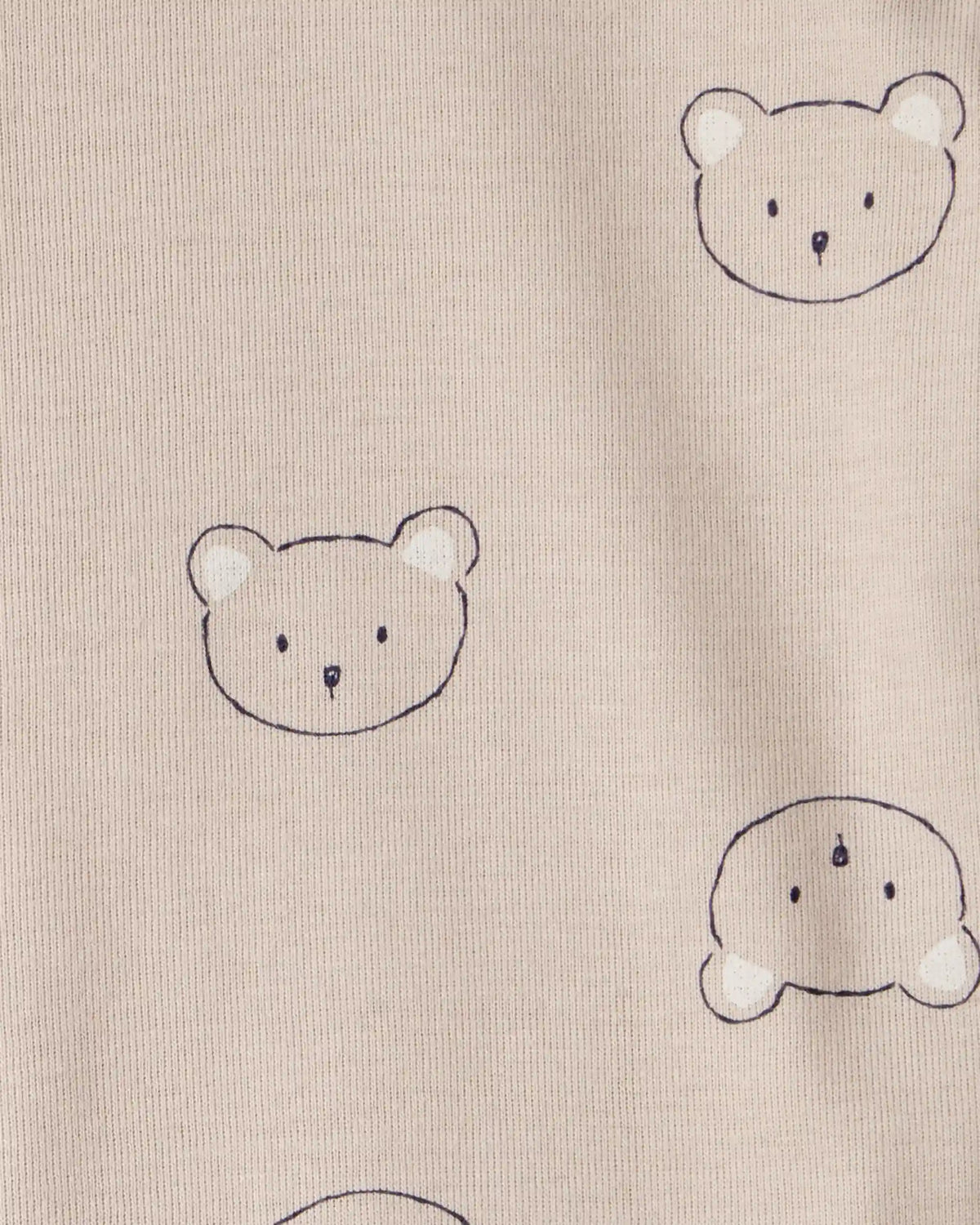 Baby Boy 3-Piece Bear Print Long-Sleeve Bodysuit & Pant Set - Brown/White