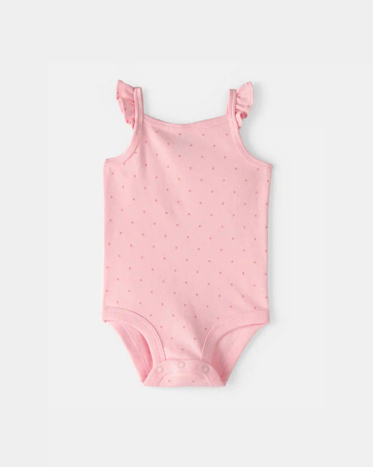 Baby Girl 3-Piece Chambray Outfit Set - Blue/Pink