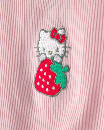 Baby Girl 2-Piece Hello Kitty® Top & Skort Set - Pink/Green