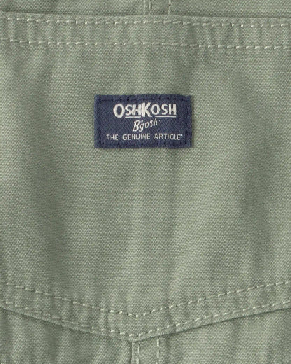 Baby Boy Canvas Shortall - Olive