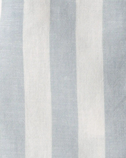 Baby Boy 2-Piece Stripe Romper Set - Blue/Ivory