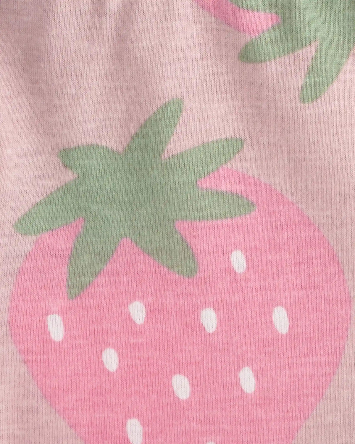 Baby Girl Strawberry Short-Sleeve Dress - Pink