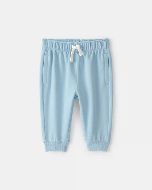 Baby Boy French Terry Pants - Blue