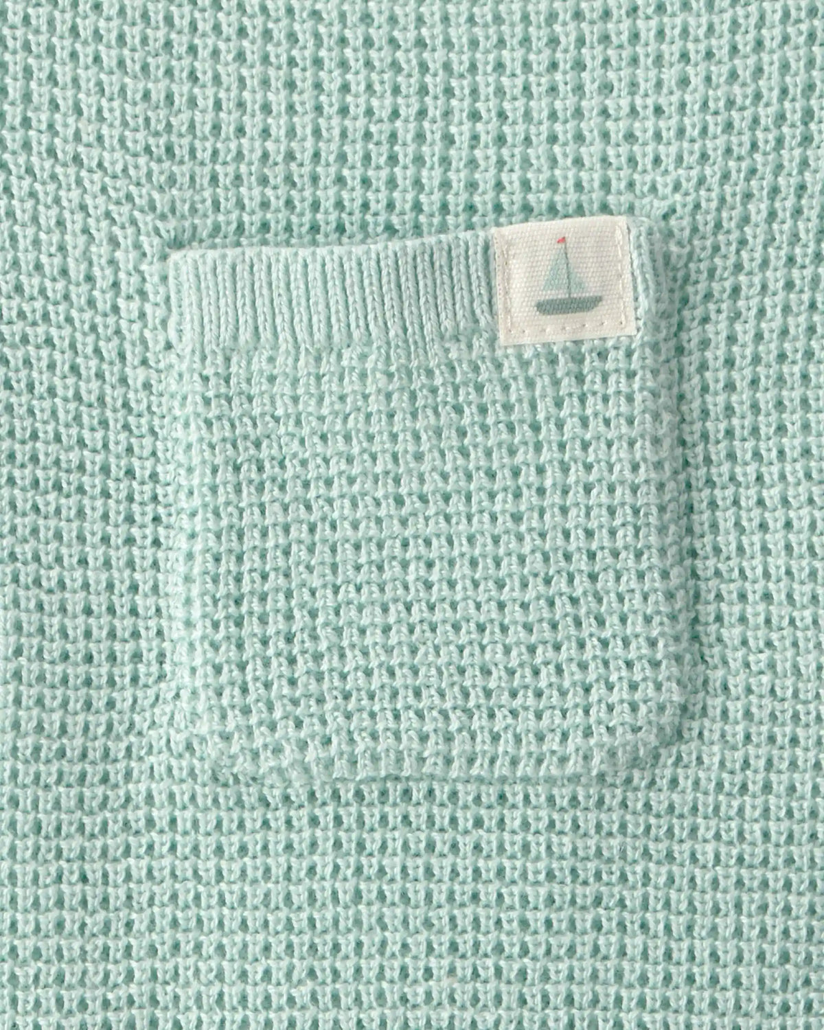 Baby Crochet Bubble Romper - Green