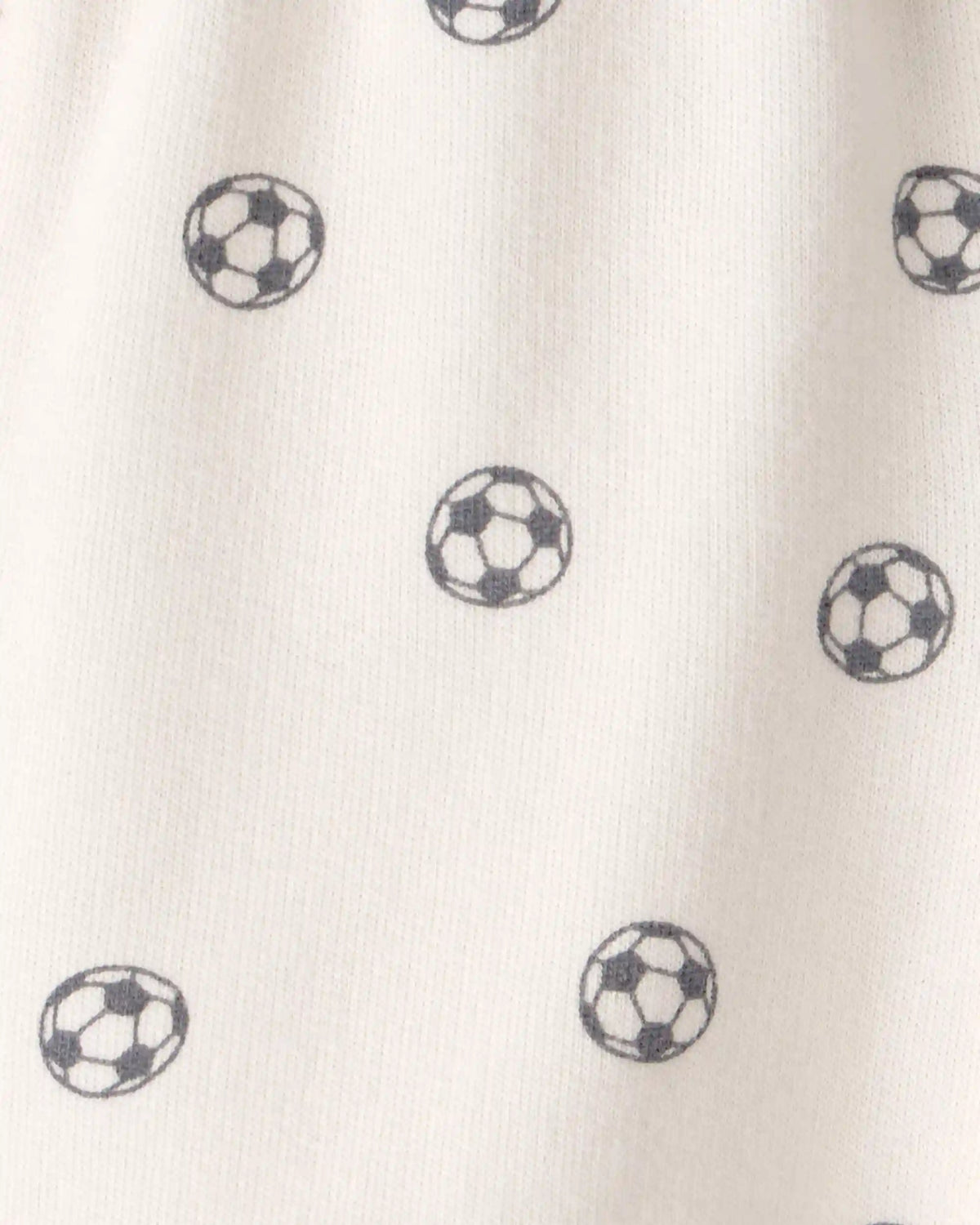 Baby Soccer French Terry Shorts - Ivory