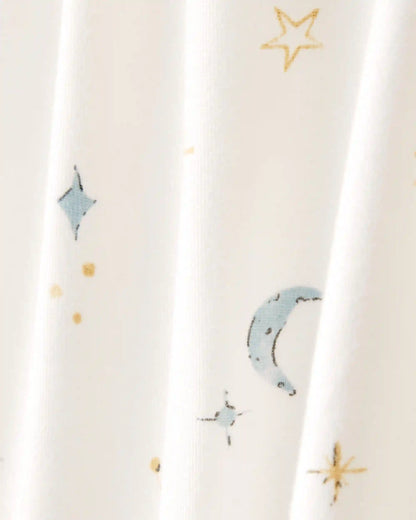 Baby Constellation 2-Way Zip PurelySoft Sleep & Play Pajama - Cream