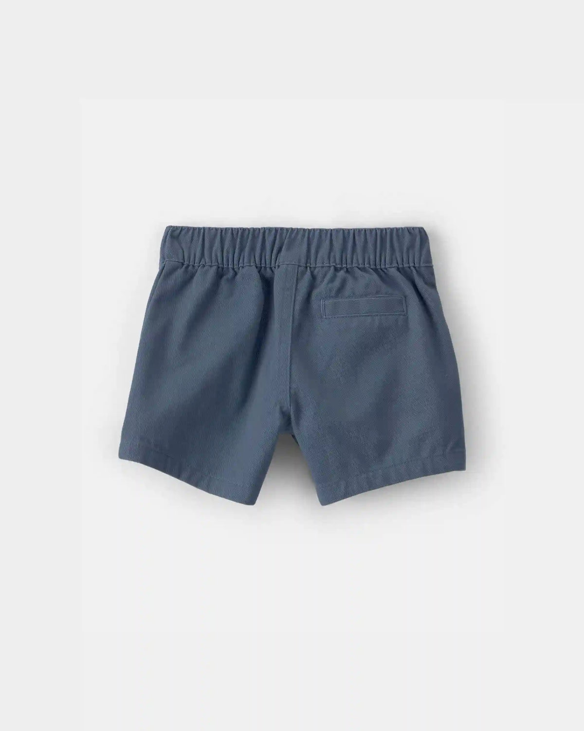 Baby Boy 2-Piece Collared Shirt & Short Set - Cream/Blue