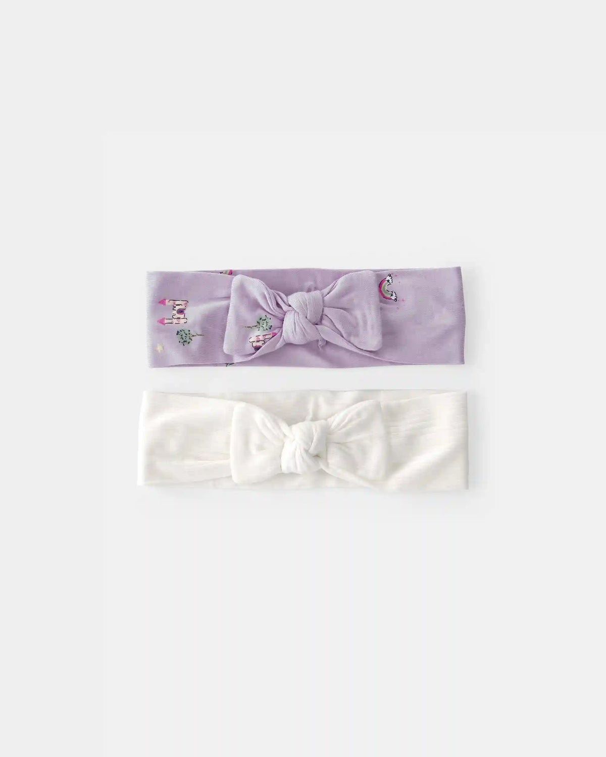 Baby Girl Fairytale PurelySoft Headbands - Purple/Ivory