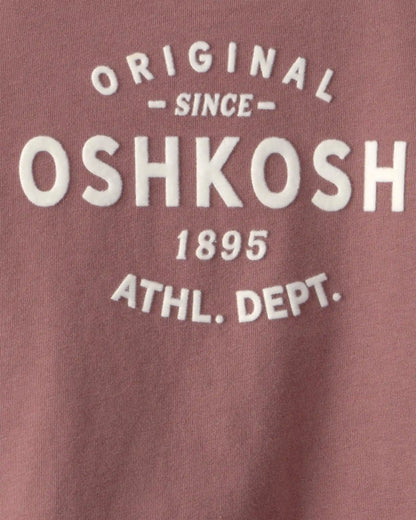 Baby OshKosh Logo Short-Sleeve Graphic Tee - Brown