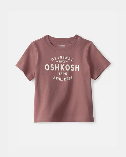 Baby OshKosh Logo Short-Sleeve Graphic Tee - Brown