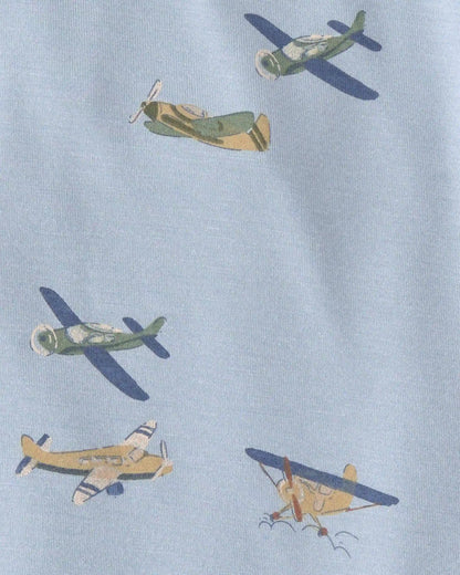 Baby Boy 2-Pack Plane PurelySoft Sleeper Gowns - Blue