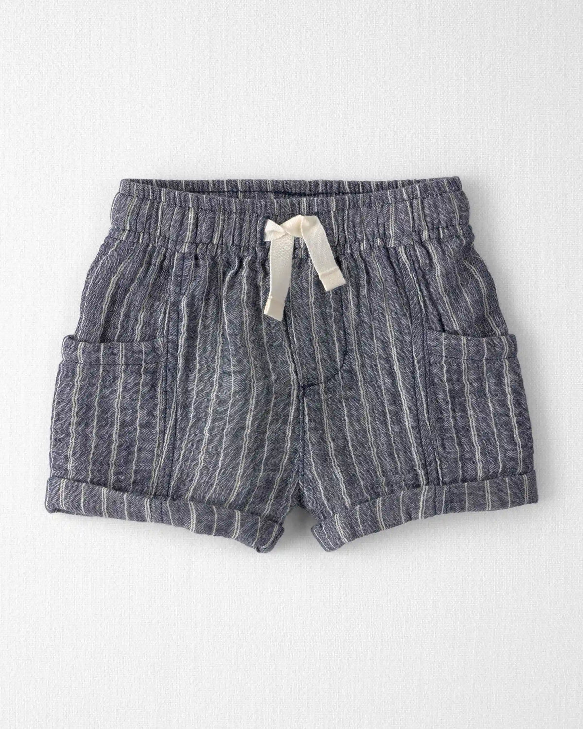 Baby Boy 2-Piece Organic Cotton Gauze Top & Short Set