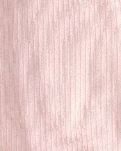 Baby Girl 2-Way Zip PurelySoft Sleep & Play Pajama - Light Pink