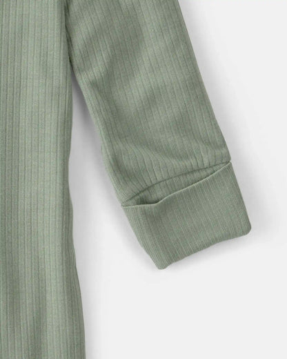 Baby 2-Way Zip PurelySoft Sleep & Play Pajama - Green