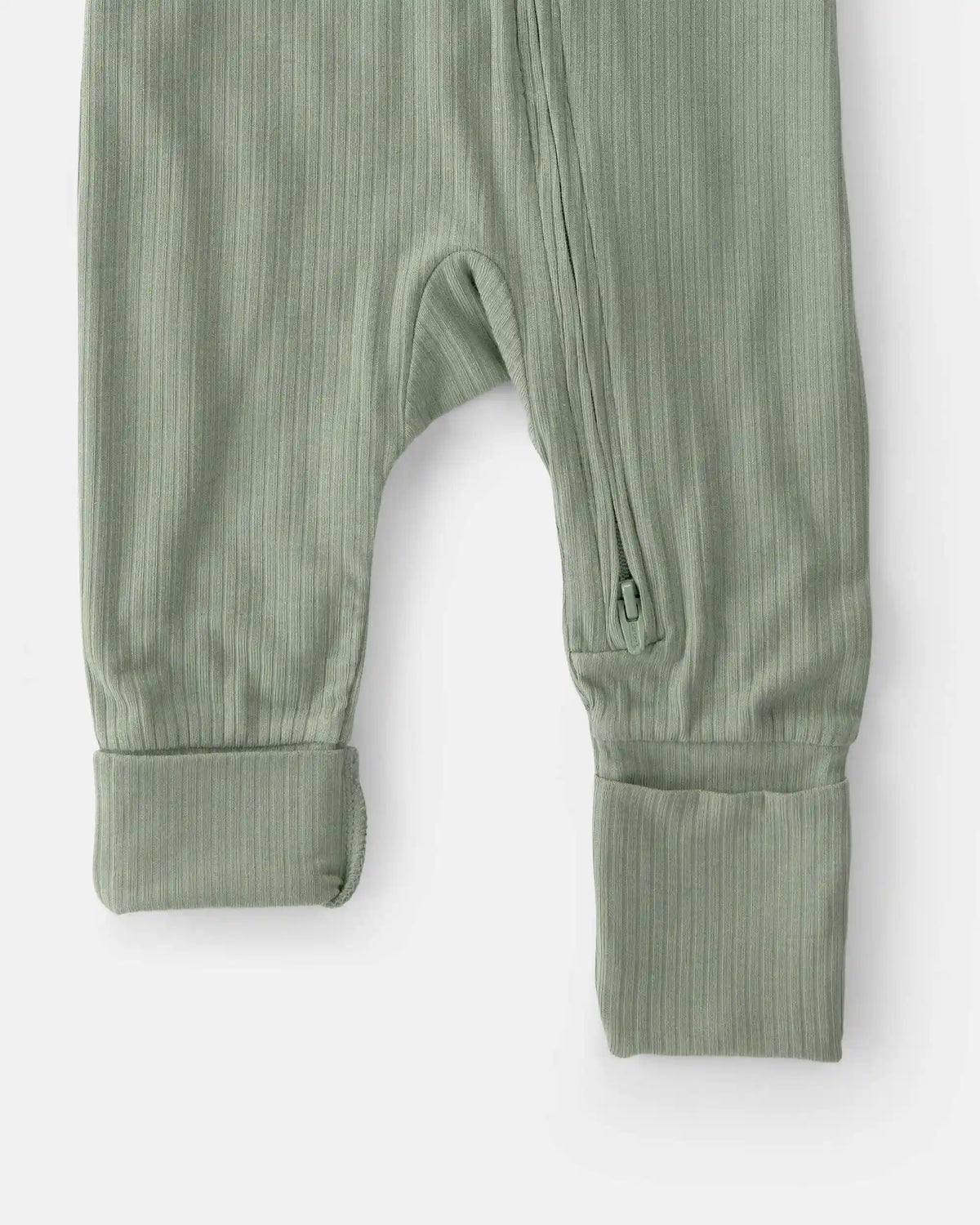 Baby 2-Way Zip PurelySoft Sleep & Play Pajama - Green