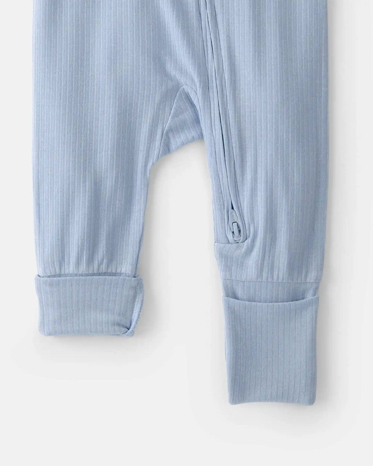 Baby Boy 2-Way Zip PurelySoft Sleep & Play Pajama - Blue