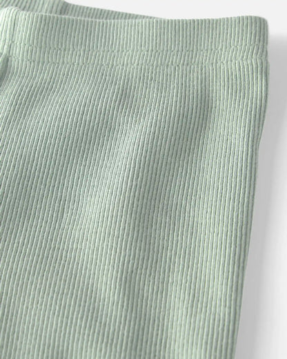 Baby 2-Piece Organic Cotton Ribbed Pajamas