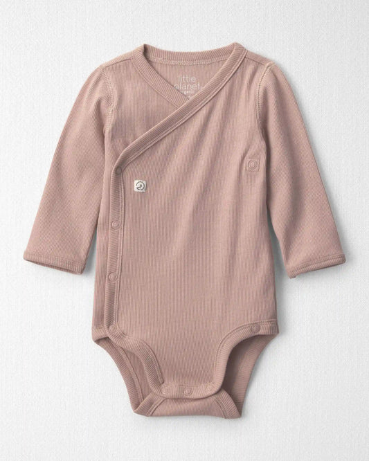 Baby Girl Organic Cotton Rib Bodysuit