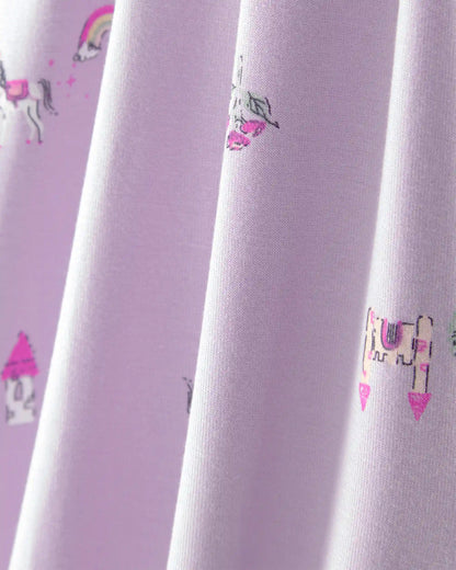 Baby Girl Fairytale 2-Way Zip PurelySoft Footie Sleep & Play Pajama - Purple