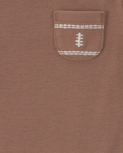 Baby Boy 5-Pack Football Multipack Bodysuits